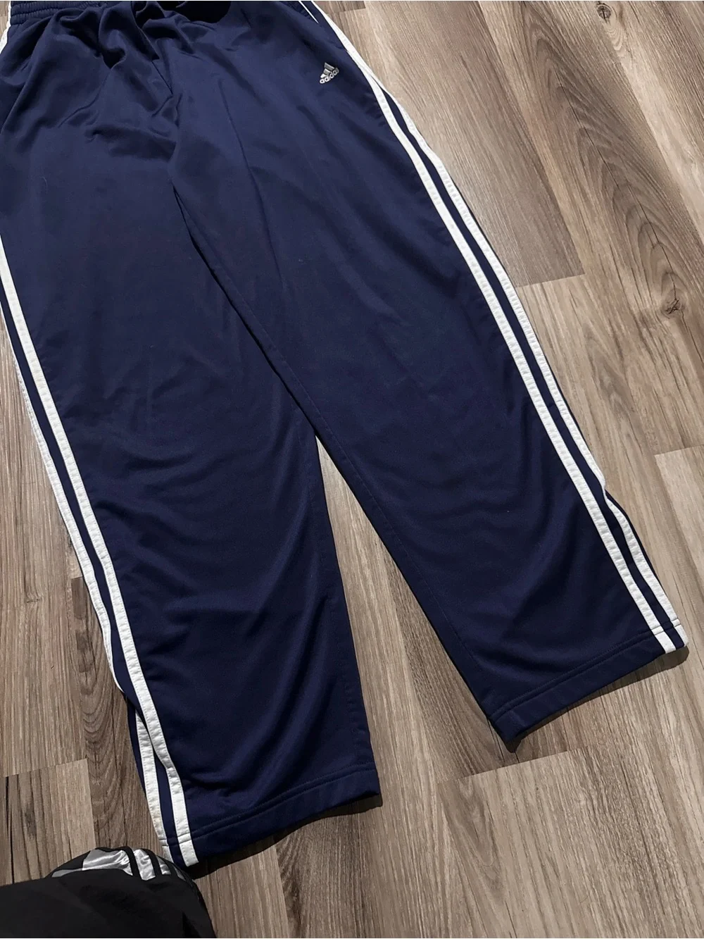 Vintage 1990’s Adidas Striped Ripaway Sweatpants • Size L